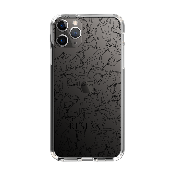 Slim Protection Case［ RESEXXY - Flower - Clear ］