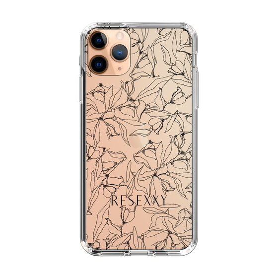 Slim Protection Case［ RESEXXY - Flower - Clear ］
