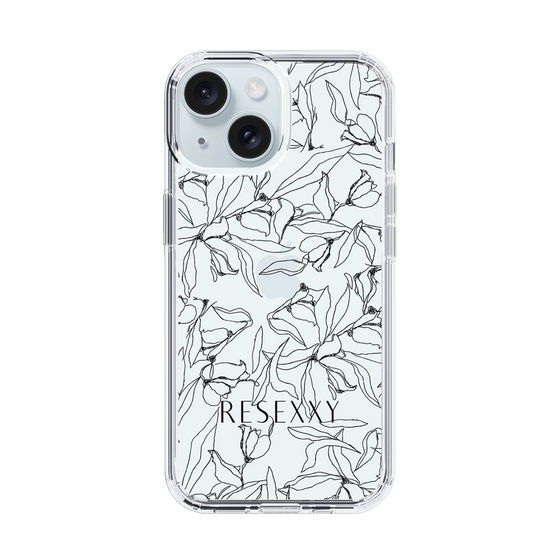Slim Protection Case［ RESEXXY - Flower - Clear ］