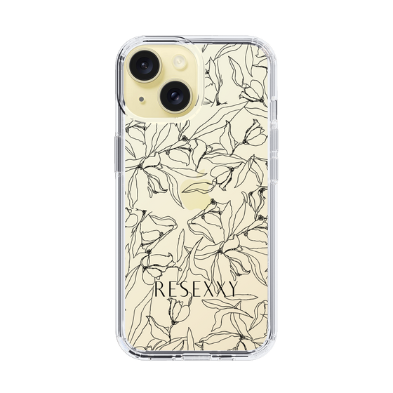 Slim Protection Case［ RESEXXY - Flower - Clear ］