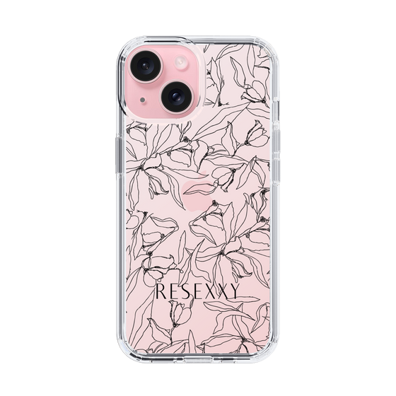 Slim Protection Case［ RESEXXY - Flower - Clear ］