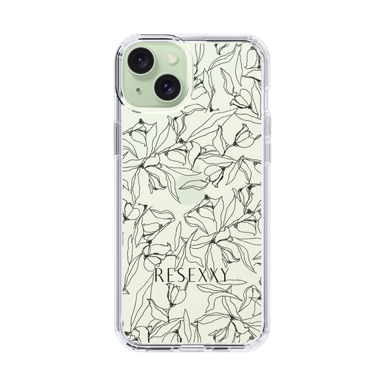 Slim Protection Case［ RESEXXY - Flower - Clear ］