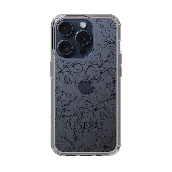 Slim Protection Case［ RESEXXY - Flower - Clear ］