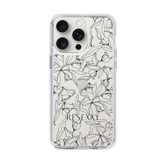 Slim Protection Case［ RESEXXY - Flower - Clear ］