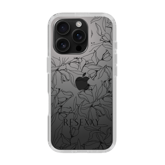 Slim Protection Case［ RESEXXY - Flower - Clear ］
