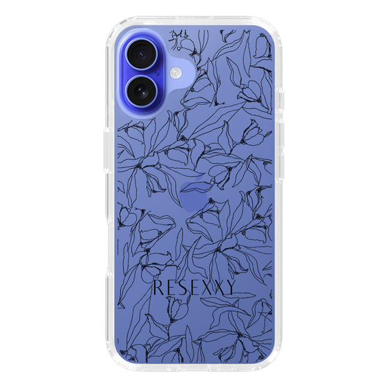 Slim Protection Case［ RESEXXY - Flower - Clear ］