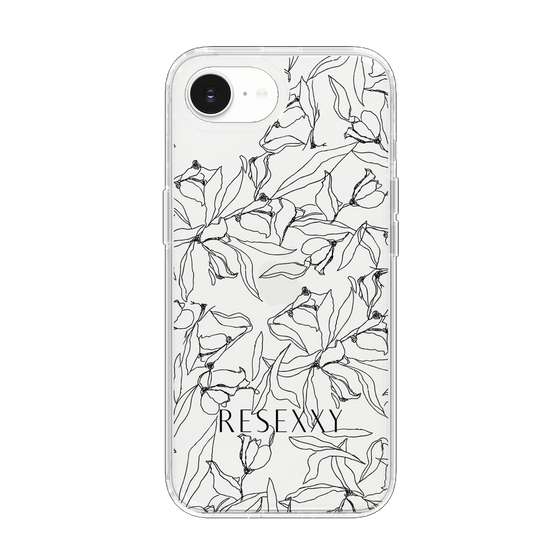 Slim Protection Case［ RESEXXY - Flower - Clear ］