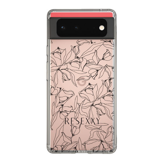 Slim Protection Case［ RESEXXY - Flower - Clear ］