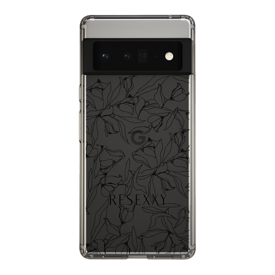 Slim Protection Case［ RESEXXY - Flower - Clear ］