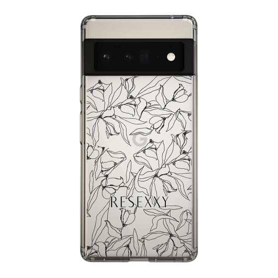 Slim Protection Case［ RESEXXY - Flower - Clear ］