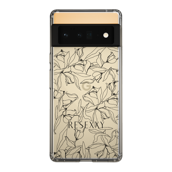 Slim Protection Case［ RESEXXY - Flower - Clear ］