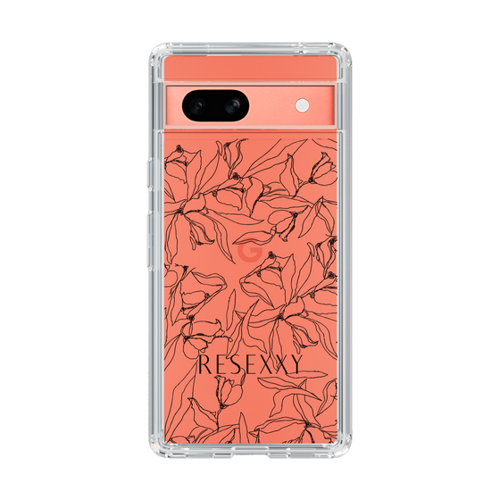 Slim Protection Case［ RESEXXY - Flower - Clear ］