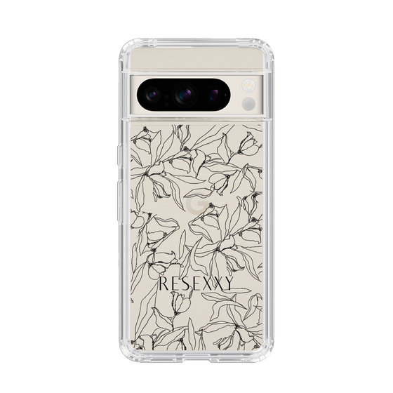 Slim Protection Case［ RESEXXY - Flower - Clear ］