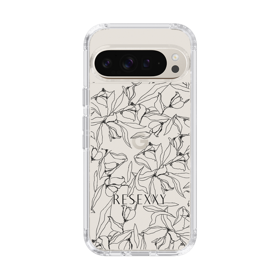 Slim Protection Case［ RESEXXY - Flower - Clear ］