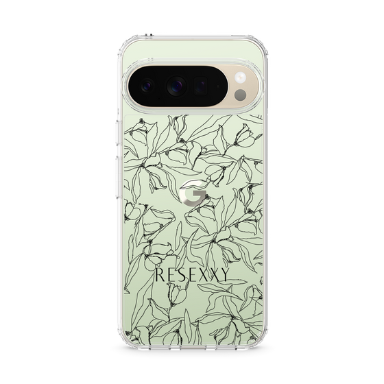 Slim Protection Case［ RESEXXY - Flower - Clear ］