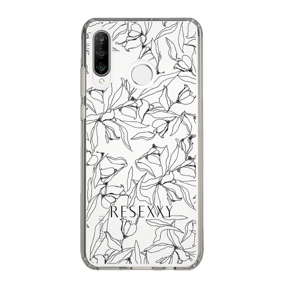 Slim Protection Case［ RESEXXY - Flower - Clear ］