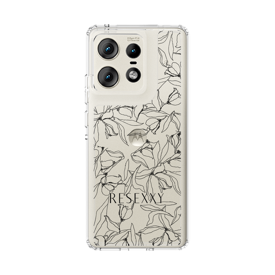 Slim Protection Case［ RESEXXY - Flower - Clear ］