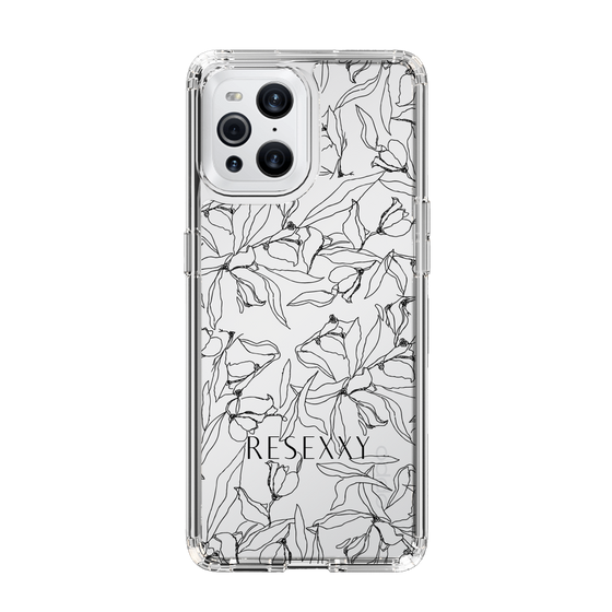 Slim Protection Case［ RESEXXY - Flower - Clear ］