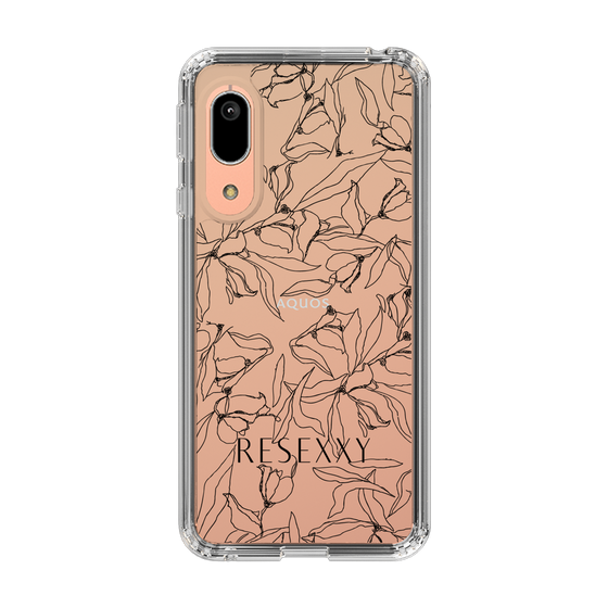 Slim Protection Case［ RESEXXY - Flower - Clear ］