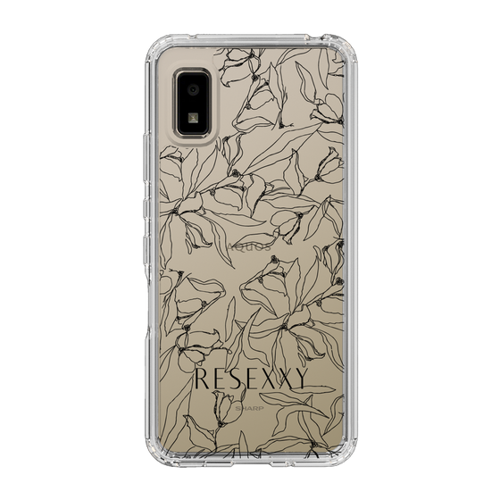 Slim Protection Case［ RESEXXY - Flower - Clear ］
