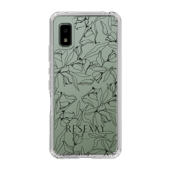 Slim Protection Case［ RESEXXY - Flower - Clear ］