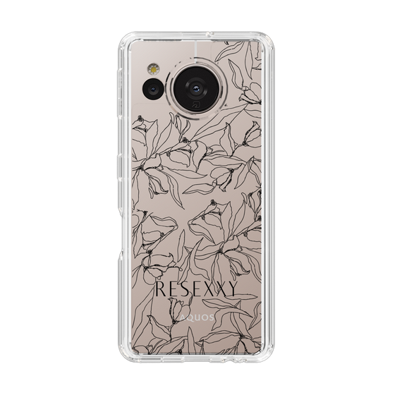 Slim Protection Case［ RESEXXY - Flower - Clear ］
