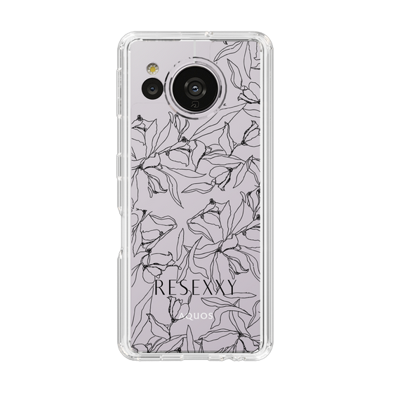 Slim Protection Case［ RESEXXY - Flower - Clear ］