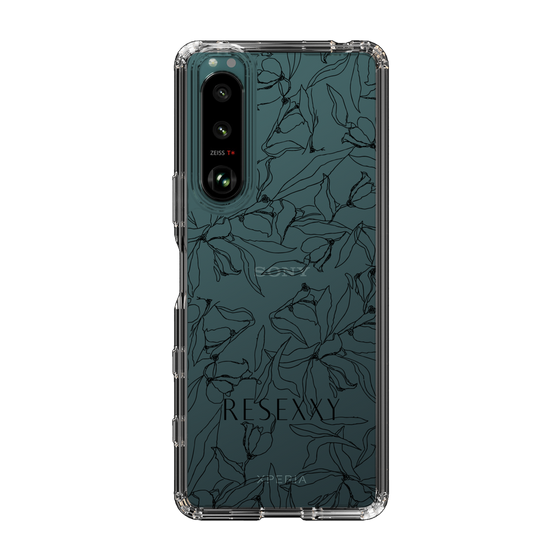 Slim Protection Case［ RESEXXY - Flower - Clear ］