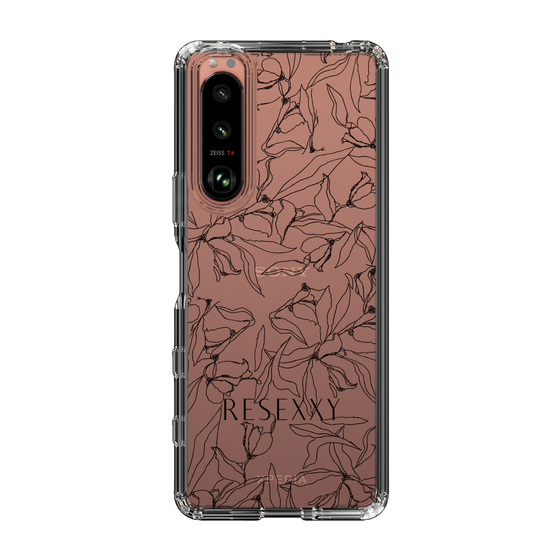 Slim Protection Case［ RESEXXY - Flower - Clear ］
