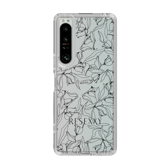 Slim Protection Case［ RESEXXY - Flower - Clear ］