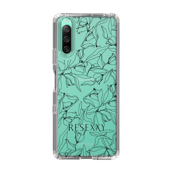 Slim Protection Case［ RESEXXY - Flower - Clear ］