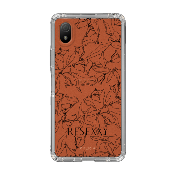 Slim Protection Case［ RESEXXY - Flower - Clear ］