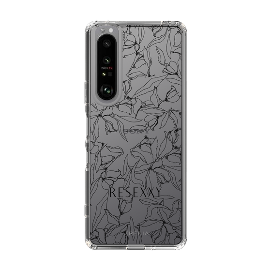 Slim Protection Case［ RESEXXY - Flower - Clear ］