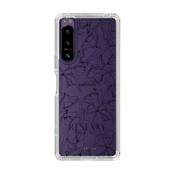 Slim Protection Case［ RESEXXY - Flower - Clear ］