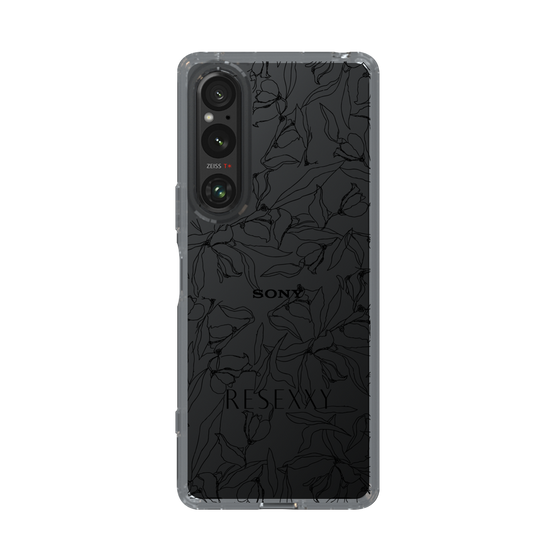 Slim Protection Case［ RESEXXY - Flower - Clear ］