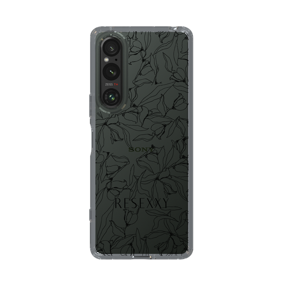 Slim Protection Case［ RESEXXY - Flower - Clear ］