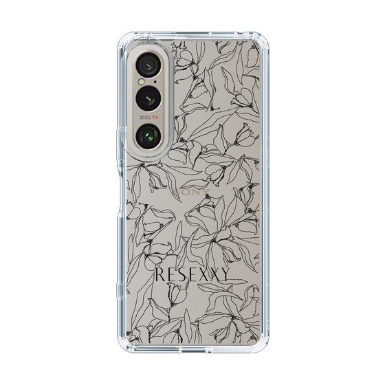 Slim Protection Case［ RESEXXY - Flower - Clear ］