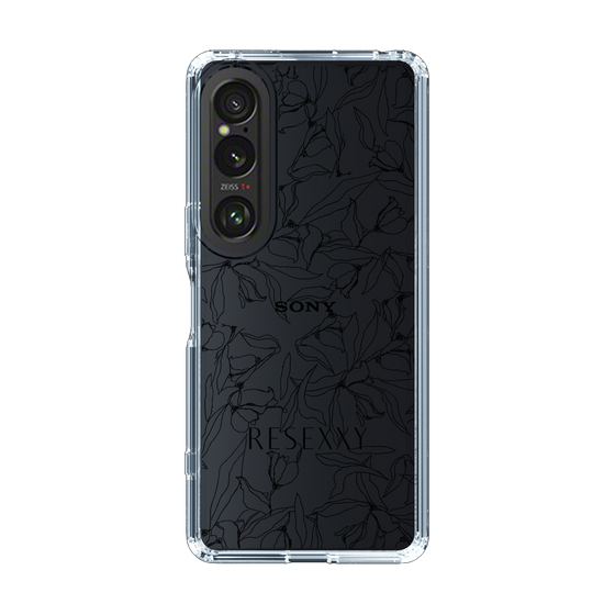 Slim Protection Case［ RESEXXY - Flower - Clear ］