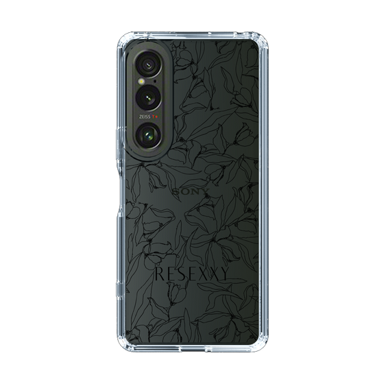 Slim Protection Case［ RESEXXY - Flower - Clear ］