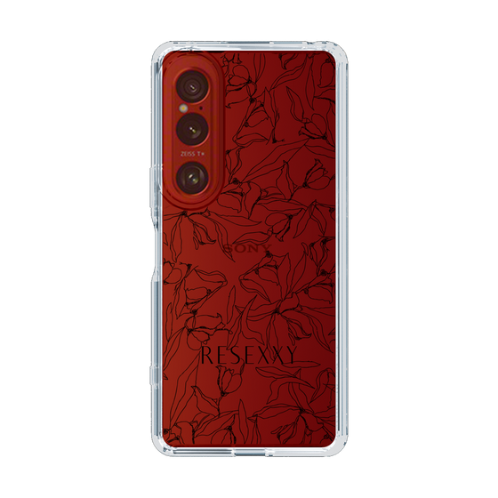 Slim Protection Case［ RESEXXY - Flower - Clear ］