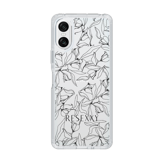 Slim Protection Case［ RESEXXY - Flower - Clear ］