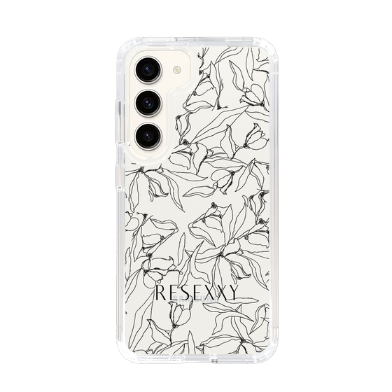 Slim Protection Case［ RESEXXY - Flower - Clear ］