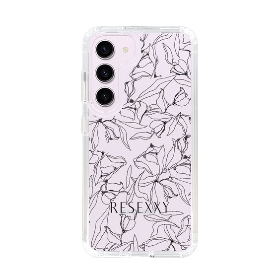 Slim Protection Case［ RESEXXY - Flower - Clear ］