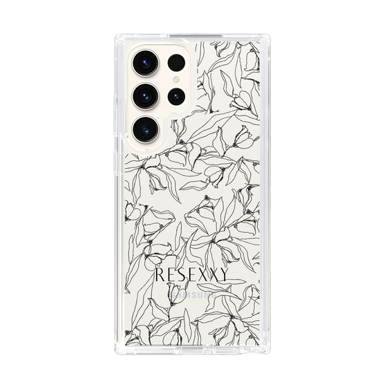 Slim Protection Case［ RESEXXY - Flower - Clear ］