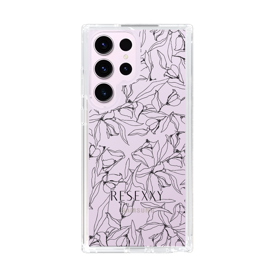 Slim Protection Case［ RESEXXY - Flower - Clear ］