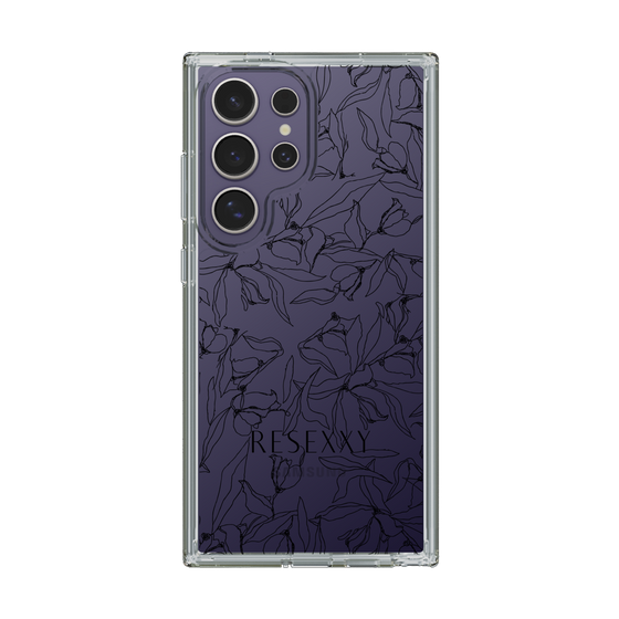 Slim Protection Case［ RESEXXY - Flower - Clear ］