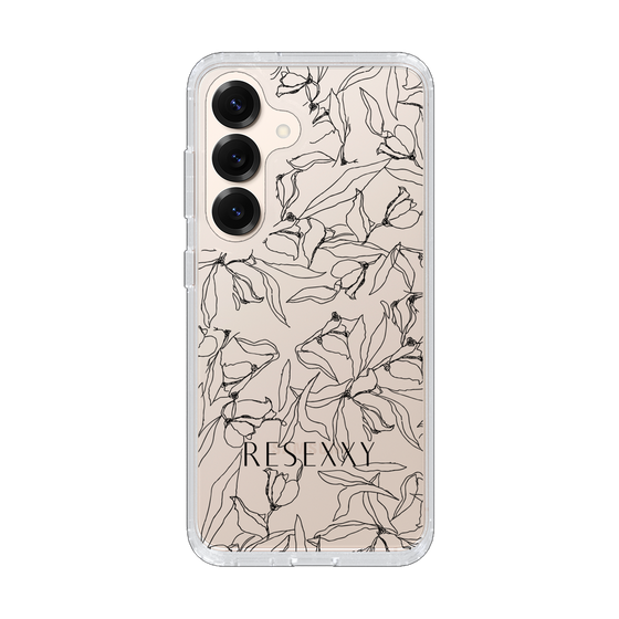 Slim Protection Case［ RESEXXY - Flower - Clear ］