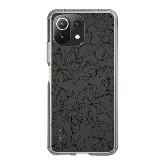 Slim Protection Case［ RESEXXY - Flower - Clear ］