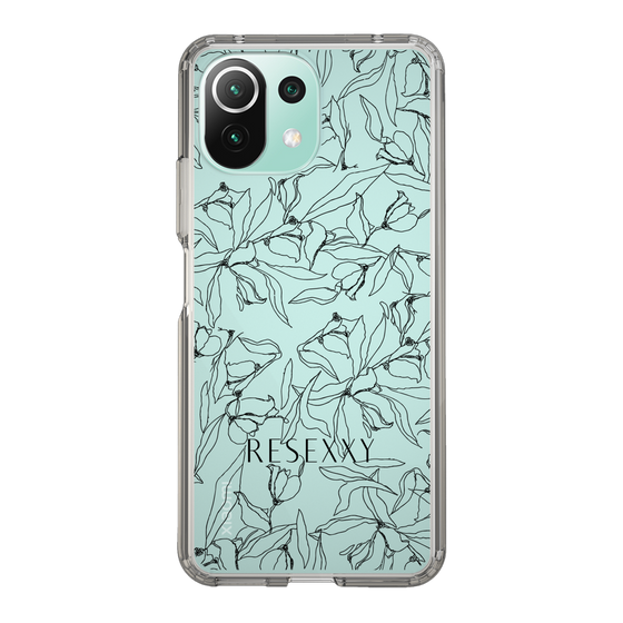 Slim Protection Case［ RESEXXY - Flower - Clear ］