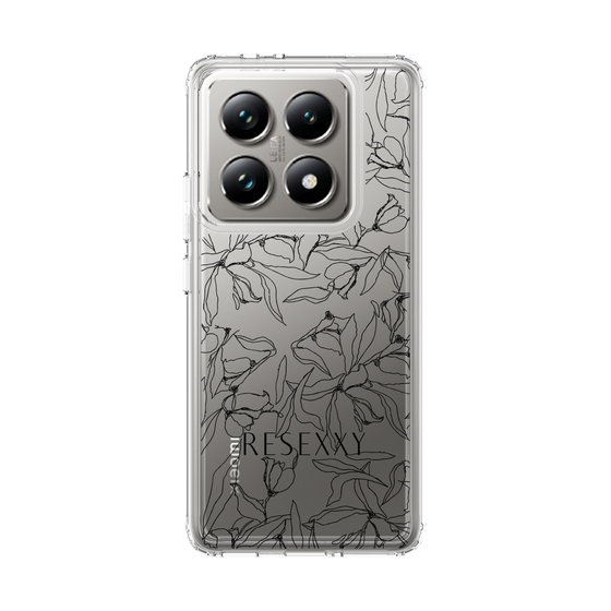 Slim Protection Case［ RESEXXY - Flower - Clear ］